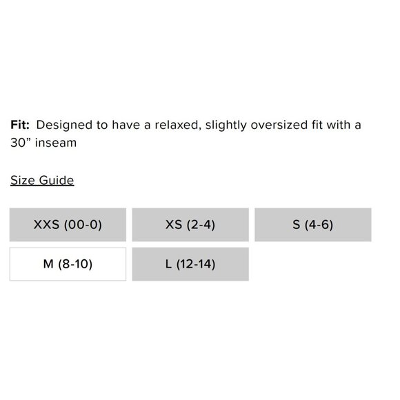 NWT Alo Yoga Pinstripe Daylight Boxer Pant in Lunar Grey White Relaxed Pants M - Picture 6 of 8